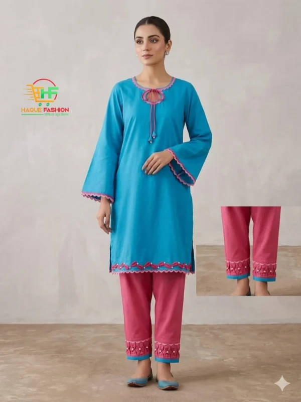 Cotton design two piece
